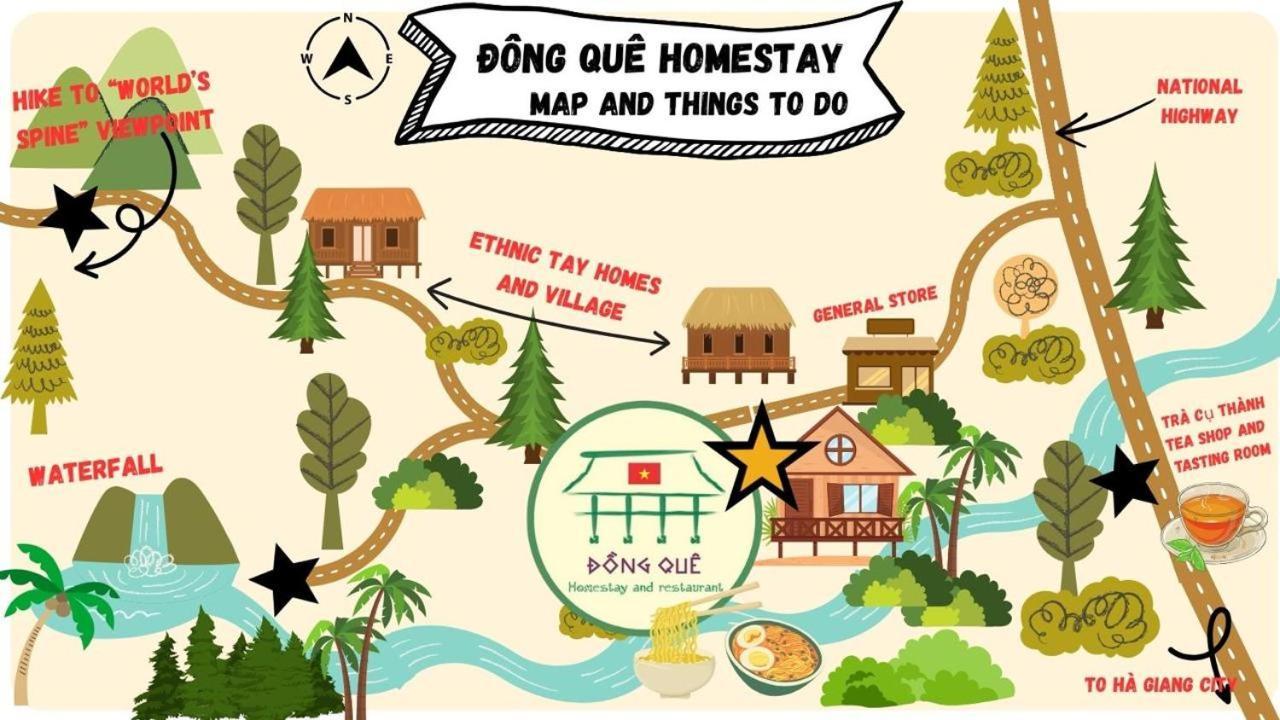 Dong Que Homestay-Tours-Motorbike, Car Rental, Hiking Хазянг Экстерьер фото